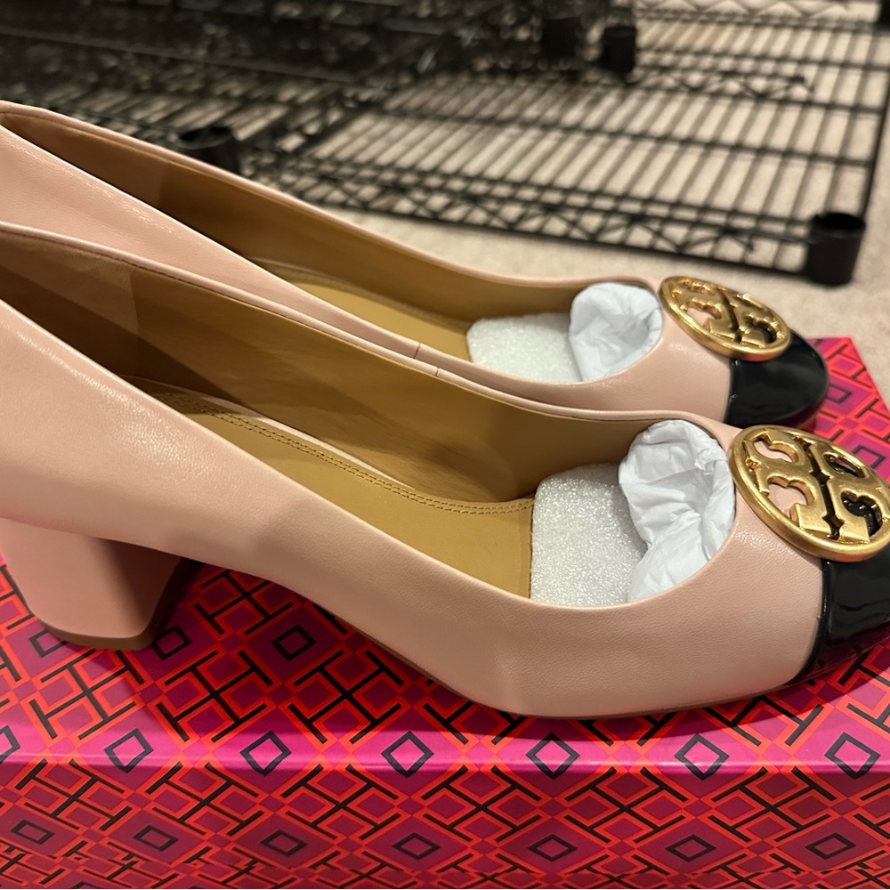 Elegant Pink and Black Women's Shoes